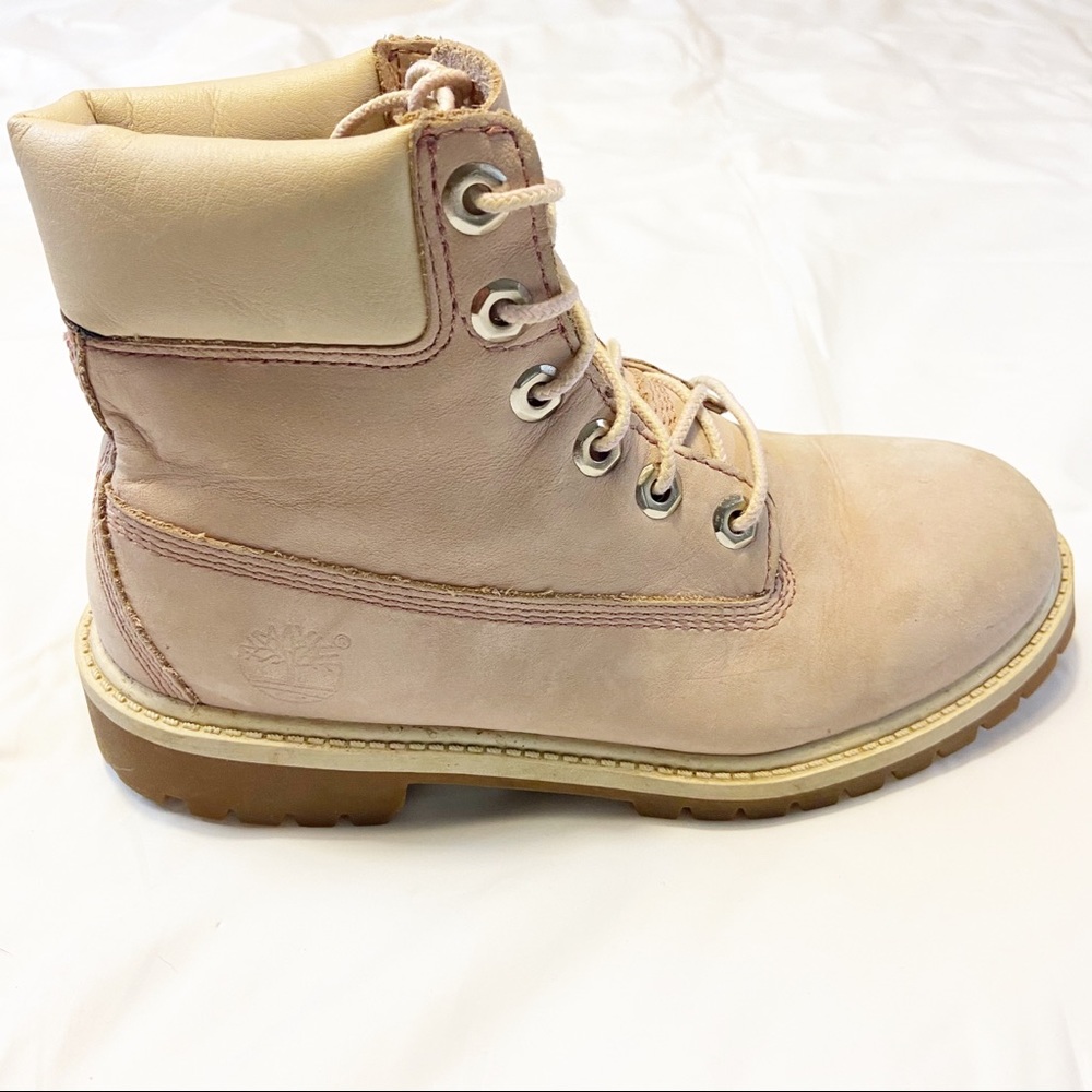 Girls Youth Light Pink Timberland Boots Size 4